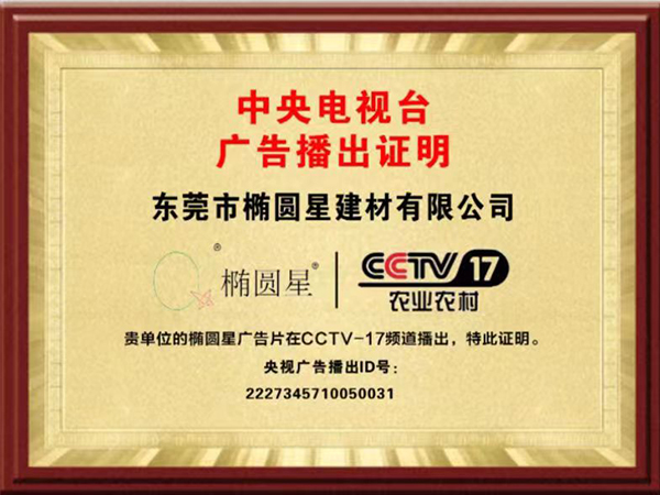 电视台广播证明